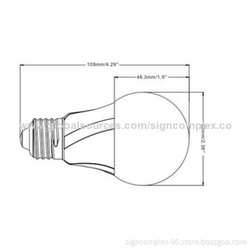 New LED Bulb, Anti-glare, Giving Visual Comfort